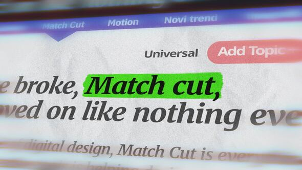 Match Cut Universal（060888）-技能树